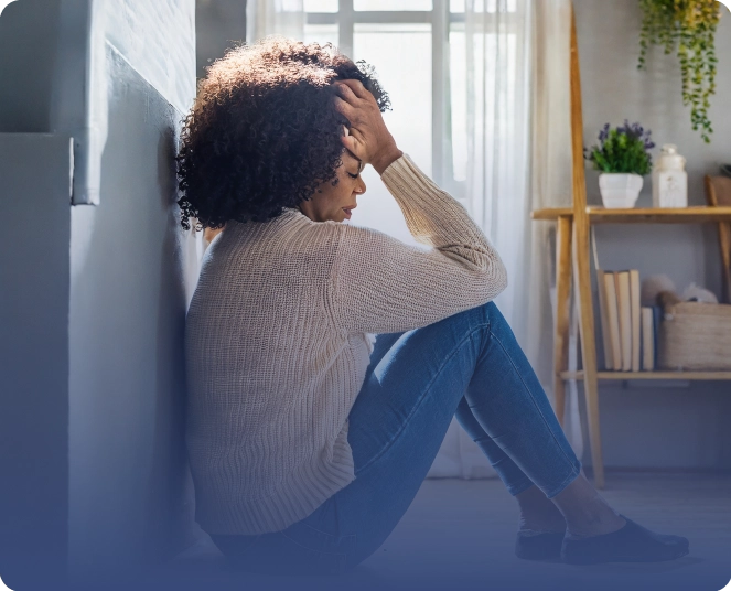 Identifying Negative Thinking Patterns Section Background Image